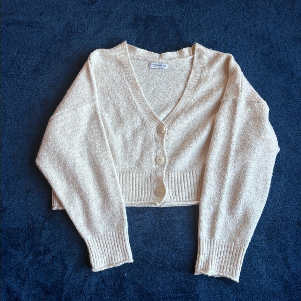 Stradivarius Cream Cardigan